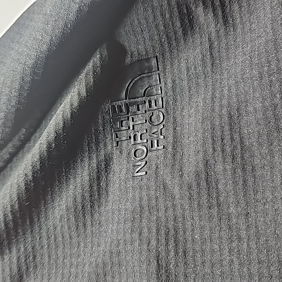 Women's the North face large jacket long sleeve blackish/grey zippered pockets - Picture 7 of 10